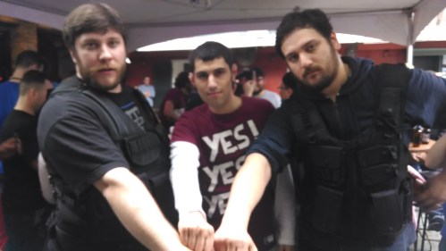 Believe in that. And believe in The Best In The (Smoker's) World. Picture left to right: Colby Lopez, The King of Kings, Joseph Anoa'i.